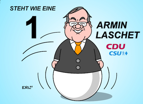 Cartoon: Neues Narrativ (medium) by Erl tagged politik,partei,cdu,csu,union,kanzlerkandidat,armin,laschet,machtkampf,markus,söder,sieg,stehaufmännchen,wahlkampf,narrativ,botschaft,karikatur,erl,politik,partei,cdu,csu,union,kanzlerkandidat,armin,laschet,machtkampf,markus,söder,sieg,stehaufmännchen,wahlkampf,narrativ,botschaft,karikatur,erl