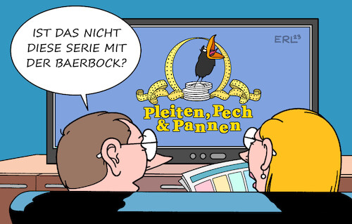 Cartoon: Pannenserie (medium) by Erl tagged politik,außenministerin,annalena,baerbock,regierungsflieger,flugzeug,panne,abbruch,reise,landung,kerosin,reparatur,start,wiederholung,pannenserie,pleiten,pech,und,pannen,serie,fernsehen,max,schautzer,karikatur,erl,politik,außenministerin,annalena,baerbock,regierungsflieger,flugzeug,panne,abbruch,reise,landung,kerosin,reparatur,start,wiederholung,pannenserie,pleiten,pech,und,pannen,serie,fernsehen,max,schautzer,karikatur,erl