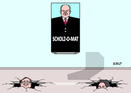 Cartoon: Phänomen Scholz (medium) by Erl tagged politik,wahl,bundestagswahl,kanzlerkandidat,spd,olaf,scholz,nüchtern,sachlich,scholzomat,phänomen,umfragen,höhenflug,cdu,armin,laschet,absturz,kanzlerkandidatin,bündnis,90,die,grünen,annalena,baerbock,karikatur,erl,politik,wahl,bundestagswahl,kanzlerkandidat,spd,olaf,scholz,nüchtern,sachlich,scholzomat,phänomen,umfragen,höhenflug,cdu,armin,laschet,absturz,kanzlerkandidatin,bündnis,90,die,grünen,annalena,baerbock,karikatur,erl