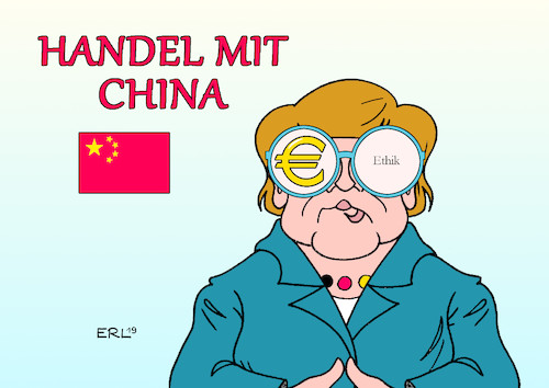 Cartoon: Politik mit Augenmaß (medium) by Erl tagged politik,china,wirtschaft,handel,gigant,unterdrückung,menschenrechte,demokratie,minderheiten,uiguren,lager,inhaftierung,hong,kong,demonstrationen,wahl,haltung,deutschland,geld,ethik,bundeskanzlerin,angela,merkel,brille,karikatur,erl,politik,china,wirtschaft,handel,gigant,unterdrückung,menschenrechte,demokratie,minderheiten,uiguren,lager,inhaftierung,hong,kong,demonstrationen,wahl,haltung,deutschland,geld,ethik,bundeskanzlerin,angela,merkel,brille,karikatur,erl