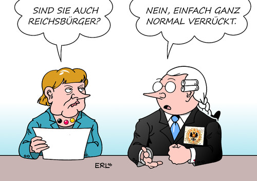 Cartoon: Reichsbürger (medium) by Erl tagged römisches,heiliges,denken,verschwörungstheorie,rechtsextremismus,karikatur,normalität,normal,verrückt,verrücktheit,nation,deutscher,erl,reich,deutsches,fortbestand,deutschland,bundesrepublik,nichtanerkennung,reichsbürger,reichsbürger,nichtanerkennung,bundesrepublik,deutschland,fortbestand,deutsches,reich,rechtsextremismus,verschwörungstheorie,denken,heiliges,römisches,deutscher,nation,verrücktheit,verrückt,normal,normalität,karikatur,erl