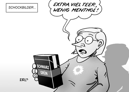 Schwarz Grün Schockbilder