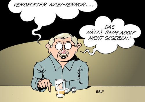Cartoon: Stammtisch (medium) by Erl tagged hitler,adolf,verdeckt,nazi,rechts,terror,stammtisch,stammtisch,terror,rechts,nazi,verdeckt,adolf hitler,nazis,adolf,hitler