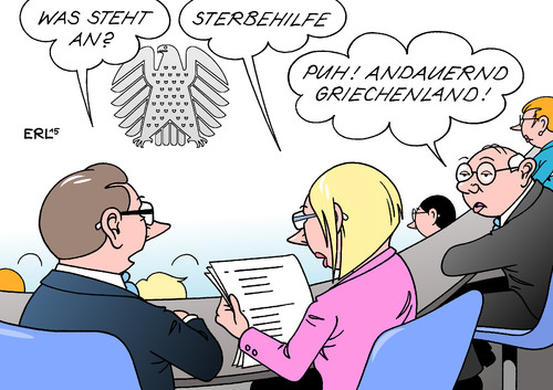 Cartoon: Sterbehilfe (medium) by Erl tagged sterbehilfe,debatte,bundestag,gesetz,tod,krankheit,sterben,hilfe,suizid,selbstmord,griechenland,krise,schulden,euro,eu,ezb,iwf,verhandlungen,scheitern,staatspleite,pleite,referendum,sparkurs,verbleib,eurozone,karikatur,erl,sterbehilfe,debatte,bundestag,gesetz,tod,krankheit,sterben,hilfe,suizid,selbstmord,griechenland,krise,schulden,euro,eu,ezb,iwf,verhandlungen,scheitern,staatspleite,pleite,referendum,sparkurs,verbleib,eurozone