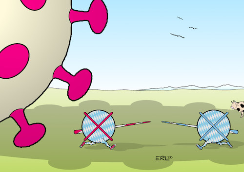 Cartoon: Stichwahl Bayern (medium) by Erl tagged politik,corona,krise,virus,coronakrise,coronavirus,beschränkungen,kontaktverbot,quarantäne,zahlen,topthema,schatten,thema,stichwahl,stichwahlen,bayern,kommunen,bürgermeister,oberbürgermeister,karikatur,erl,politik,corona,krise,virus,coronakrise,coronavirus,beschränkungen,kontaktverbot,quarantäne,zahlen,topthema,schatten,thema,stichwahl,stichwahlen,bayern,kommunen,bürgermeister,oberbürgermeister,karikatur,erl