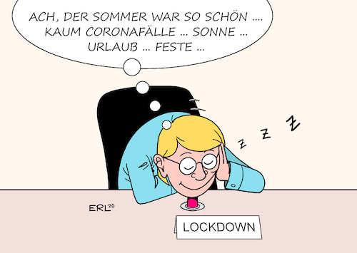 Cartoon: Träumen vom Sommer (medium) by Erl tagged politik,corona,virus,pandemie,covid19,erste,welle,frühjahr,fallzahlen,rückgang,sommer,lockerungen,urlaub,feste,zweite,herbst,gefahr,lockdown,realität,berchtesgadener,land,träumen,aufwachen,roter,knopf,karikatur,erl,politik,corona,virus,pandemie,covid19,erste,welle,frühjahr,fallzahlen,rückgang,sommer,lockerungen,urlaub,feste,zweite,herbst,gefahr,lockdown,realität,berchtesgadener,land,träumen,aufwachen,roter,knopf,karikatur,erl