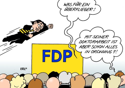 Cartoon: Überflieger (medium) by Erl tagged fdp,vorsitz,rösler,überflieger,senkrechtstarter,hoffnungsträger,erinnerung,guttenberg,doktor,doktorarbeit,plagiat,rücktritt,fdp,vorsitz,rösler,überflieger,senkrechtstarter,hoffnungsträger,erinnerung,guttenberg,plagiat,rücktritt,doktorarbeit