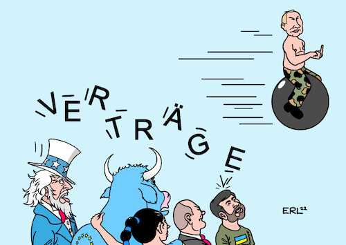 Cartoon: Vertragstreue (medium) by Erl tagged politik,krieg,angriff,überfall,russland,ukraine,getreide,hafen,hunger,verhandlungen,vertrag,transport,bombardierung,hafenstadt,odessa,vertragstreue,wladimir,putin,lügen,baron,münchhausen,ritt,kanonenkugel,usa,eu,europa,stier,scholz,selenskyj,karikatur,erl,politik,krieg,angriff,überfall,russland,ukraine,getreide,hafen,hunger,verhandlungen,vertrag,transport,bombardierung,hafenstadt,odessa,vertragstreue,wladimir,putin,lügen,baron,münchhausen,ritt,kanonenkugel,usa,eu,europa,stier,scholz,selenskyj,karikatur,erl