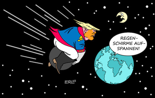 Cartoon: Vorbereitet auf Trump (medium) by Erl tagged politik,usa,donald,trump,präsident,lügen,macht,bedrohung,erde,welt,vorbereitung,europa,karikatur,erl,politik,usa,donald,trump,präsident,lügen,macht,bedrohung,erde,welt,vorbereitung,europa,karikatur,erl