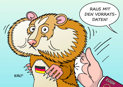 Cartoon: Vorratsdaten (medium) by Erl tagged politik,kriminalität,verbrechen,bekämpfung,deutschland,vorratsdatenspeicherung,urteil,gericht,eugh,europäischer,gerichtshof,unvereinbar,europäisches,recht,digital,kommunikation,handy,pc,daten,hamstern,hamster,karikatur,erl,politik,kriminalität,verbrechen,bekämpfung,deutschland,vorratsdatenspeicherung,urteil,gericht,eugh,europäischer,gerichtshof,unvereinbar,europäisches,recht,digital,kommunikation,handy,pc,daten,hamstern,hamster,karikatur,erl