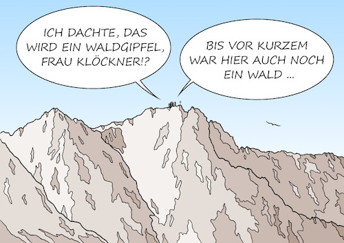 Cartoon: Waldgipfel (medium) by Erl tagged politik,ökologie,waldsterben,zweite,auflage,klimawandel,erderwärmung,stürme,schädlinge,co2,saurer,regen,umwelt,umweltschutz,mensch,tier,pflanze,baum,waldgipfel,landwitschaftsministerin,julia,klöckner,cdu,minister,länder,karikatur,erl,politik,ökologie,waldsterben,zweite,auflage,klimawandel,erderwärmung,stürme,schädlinge,co2,saurer,regen,umwelt,umweltschutz,mensch,tier,pflanze,baum,waldgipfel,landwitschaftsministerin,julia,klöckner,cdu,minister,länder,karikatur,erl