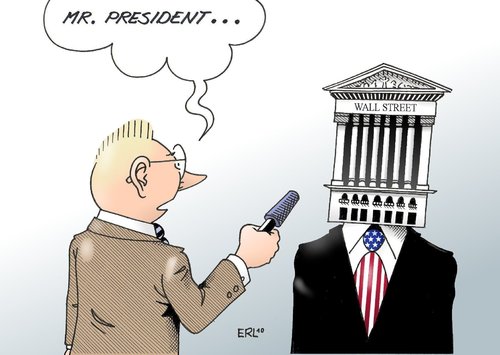 Cartoon: Wall Street (medium) by Erl tagged wall,street,usa,regierung,börse,banken,finanzkrise,regeln,obama,wall street,usa,finanzkrise,regeln,barack obama,banken,börse,wall,street,barack,obama