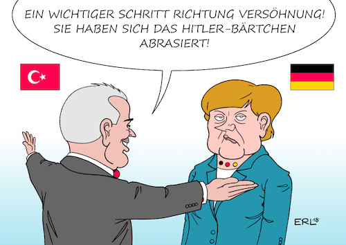 Yildirim bei Merkel