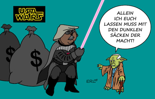 Cartoon: Yoda Biden (medium) by Erl tagged politik,usa,abschied,rede,präsident,joe,biden,warnung,oligarchie,star,wars,yoda,darth,vader,trump,musk,karikatur,erl,politik,usa,abschied,rede,präsident,joe,biden,warnung,oligarchie,star,wars,yoda,darth,vader,trump,musk,karikatur,erl