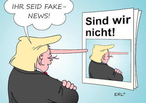 Zeitungen Trump