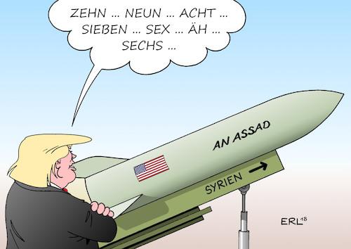 Cartoon: Zuviel um die Ohren (medium) by Erl tagged politik,usa,präsident,donald,trump,verdacht,affäre,pornodarstellerin,stormy,daniels,schweigegeld,anwalt,bürgerkrieg,krieg,syrien,diktator,assad,opposition,rebellen,regime,giftgasangriff,rote,linie,vergeltung,raketenangriff,rakete,countdown,konzentration,ablenkung,karikatur,erl,politik,usa,präsident,donald,trump,verdacht,affäre,pornodarstellerin,stormy,daniels,sex,schweigegeld,anwalt,bürgerkrieg,krieg,syrien,diktator,assad,opposition,rebellen,regime,giftgasangriff,rote,linie,vergeltung,raketenangriff,rakete,countdown,konzentration,ablenkung,karikatur,erl