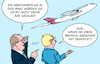 Cartoon: Abschiebeflug (small) by Erl tagged politik,afd,rechtsextremismus,gefahr,demokratie,dobrindt,härte,asylpolitik,abschiebeflüge,brosius,gersdorf,karikatur,erl