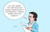 Cartoon: AfD BSW (small) by Erl tagged politik,afd,gespräche,bsw,bündnis,sahra,wagenknecht,frisur,haarfarbe,rechtsextremismus,karikatur,erl