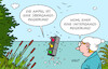 Cartoon: Ampel (small) by Erl tagged politik,bundesregierung,ampel,spd,die,grünen,fdp,grüne,vorsitzender,omid,nouripour,interview,übergangsregierung,wahrnehmung,bürgerinnen,bürger,untergangsregierung,streit,unterschiede,groß,untergang,teich,tümpel,schilf,michel,karikatur,erl