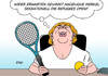 Cartoon: Angelique Merkel (small) by Erl tagged tennis australian open grand slam siegerin angelique kerber sensation traum bundeskanzlerin angela merkel flüchtlingskrise refugees karikatur erl