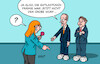Cartoon: Auf die Füße gefallen (small) by Erl tagged politik,regierung,schwarz,rot,union,spd,merz,klingbeil,entlastungsprämie,ablehnung,bundesrat,gipsbein,wurf,karikatur,erl