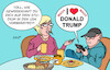 Cartoon: Auslandssemester (small) by Erl tagged politik,donald,trump,autokratie,überwachung,social,media,studenten,ausland,universität,studium,usa,karikatur,erl