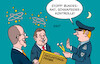 Cartoon: Bundesrat (small) by Erl tagged politik,irankrieg,anstieg,ölpreis,spritpreis,benzinpreis,bundesregierung,entlastungsprämie,kosten,betriebe,länder,kommunen,stopp,bundesrat,schnapsidee,alkoholkontrolle,polizei,merz,klingbeil,karikatur,erl
