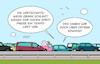 Cartoon: Car-Woche (small) by Erl tagged politik,irankrieg,anstieg,ölpreis,spritpreis,wirtschaftsweise,grimm,vorschlag,tempolimit,ostern,reiseverkehr,stau,karikatur,erl