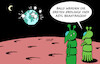 Cartoon: Einfach nur außerirdisch I (small) by Erl tagged politik,menschen,erde,krieg,gewalt,terror,migration,asyl,mars,weltall,karikatur,erl