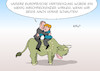 Cartoon: Europäische Verteidigung (small) by Erl tagged politik,frankreich,nationalfeiertag,militaer,eu,europaeische,verteidigung,gemeinsam,macron,merkel,abschreckung,karikatur,erl