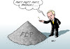 Cartoon: FDP (small) by Erl tagged fdp,parteitag,vorsitz,wahl,christian,lindner,bundestagswahl,bundestag,abwahl,asche,phönix