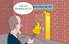 Cartoon: Feuerschutz (small) by Erl tagged politik,cdu,diskussion,brandmauer,afd,feuer,merz,sprache,inhalte,fackel,feuerschutz,karikatur,erl