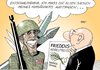 Cartoon: Friedensnobelpreis (small) by Erl tagged friedensnobelpreis barack obama krieg afghanistan irak vorgänger bush