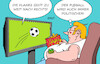 Cartoon: Fußball (small) by Erl tagged politik,sport,fußball,europameisterschaft,em,2024,deutschland,spieler,statement,gruß,politisch,tendenz,karikatur,erl