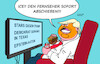 Cartoon: Gegenwind (small) by Erl tagged politik,usa,grammy,stars,gegen,trump,texas,wahlsieg,demokrat,epstein,akten,abschiebung,ice,fernseher,karikatur,erl