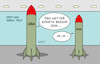 Cartoon: Gespräch USA Iran (small) by Erl tagged politik,gespräch,usa,iran,atomprogramm,rüstung,raketen,small,talk,wetter,karikatur,erl