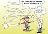 Cartoon: GM (small) by Erl tagged gm opel standort werk bochum zickzackkurs