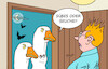 Cartoon: Halloween 2025 (small) by Erl tagged politik,medizin,seuche,tier,vogelgrippe,vögel,gans,gänse,halloween,verkleidung,grusel,horror,karikatur,erl