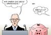 Cartoon: Haushalt (small) by Erl tagged haushalt,bundestag,schäuble,geld,schulden,sparen,regierung,oppsition,sparschwein