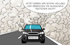 Cartoon: Highway to Hell (small) by Erl tagged politik,klima,klimawandel,erderwärmung,klimaschutz,paris,2015,klimaziele,reduzierung,co2,2025,scheitern,karikatur,erl