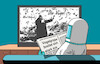 Cartoon: Horrorfilm (small) by Erl tagged politik,medizin,seuche,tier,vogelgrippe,vogel,film,horrorfilm,alfred,hitchcock,die,vögel,schutzanzug,karikatur,erl