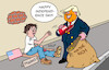 Cartoon: Independence Day (small) by Erl tagged politik,usa,trump,haushalt,gesetz,big,beautiful,bill,umverteilung,arme,reiche,independence,day,karikatur,erl