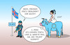 Cartoon: Island (small) by Erl tagged politik,island,referendum,wiederaufnahme,beitrittsgespräche,eu,fischerei,angst,nein,europa,stier,usa,trump,karikatur,erl
