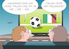 Cartoon: Italien WM (small) by Erl tagged sport,fußball,wm,fußballweltmeisterschaft,qualifikation,italien,scheitern,teilnahme,fehlen,katastrophe,sichtweise,dikussion,mann,frau,fernsehen,karikatur,erl