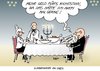 Cartoon: Klassenkampf von oben (small) by Erl tagged hartz,iv,erhöhung,wenig,arm,reich,spott,klassenkampf,oberschicht,soziologie,studie,deutschland,gesellschaft