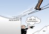 Cartoon: Kommunen (small) by Erl tagged aufschwung,wirtschaft,finanzen,kommunen,teilhabe,pleite,not,finanznot,skispringen