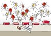 Cartoon: Kritik an Karlsruhe (small) by Erl tagged bundesverfassungsgericht,gericht,karlsruhe,urteil,sicherungdverwahrung,verfassungswidrig,kritik,straftäter,gefahr,therapie,tomate,ei