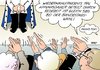 Cartoon: Krönung (small) by Erl tagged cdu,partei,parteitag,bundeskanzlerin,angela,merkel,vorsitzende,wiederwahl,krönung,ergebnis,applaus,bundestagswahl,koalitionspartner,fdp,wackelkandidat