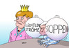 Cartoon: Merkel Seehofer (small) by Erl tagged flüchtlinge,gipfel,koalition,cdu,csu,spd,regierung,treffen,prinzessin,angela,merkel,frosch,horst,seehofer,forderungen,aufblasen,karikatur,erl