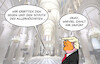 Cartoon: Notre Dame (small) by Erl tagged politik,notre,dame,paris,brand,renovierung,wiedereröffnung,gast,trump,schutz,nato,eu,ukraine,geld,karikatur,erl